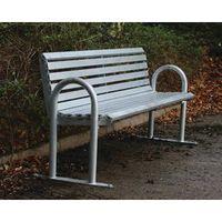 caldecott seat galvanised colour coated steel