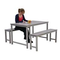 canteen furniture with bench seating 1200x750 grey