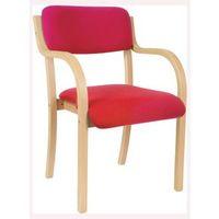 camden chair with arms red 