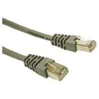 cablestogo 50m shielded cat5e moulded patch cable grey