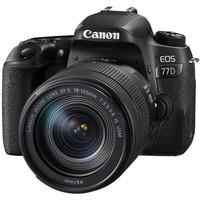 Canon EOS 77D Digital SLR Camera with 18-135mm IS USM Lens