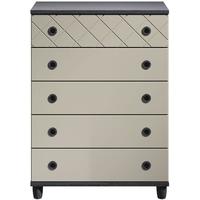 Camilla Grey Chest of Drawer - 5 Drawer Large