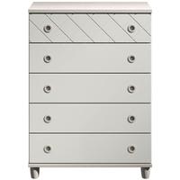 camilla white chest of drawer 5 drawer large