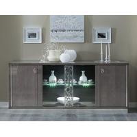 camel platinum glamour italian buffet vitrine with glass door