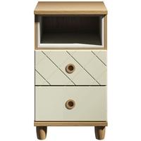 Camilla Alabaster Bedside Cabinet - 2 Drawer