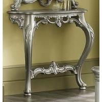 camel barocco black and silver italian silver console table