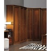 Camel Nostalgia Walnut Italian Wardrobe - Corner