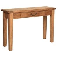 carlton rustic manor console table