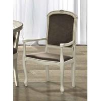 Camel Nostalgia Bianco Antico Eco Leather Nabuk Chair