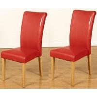 Cairo Dining Chair - Red (Pair)
