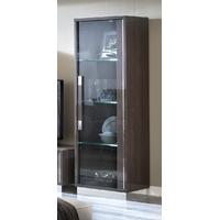Camel Platinum Slim Italian Glass Cabinet - 1 Door