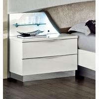 Camel Onda Italian Bedside Cabinet - 2 Drawer