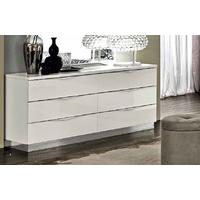 Camel Onda Italian Double Dresser - 6 Drawer