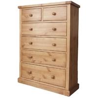 cairo pine chest of drawer 2 over 4 drawer jumbo