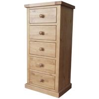 Cairo Pine Chest of Drawer - 5 Drawer Wellington