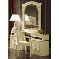 camel aida italian vanity dresser with mirror and chair