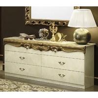 camel barocco ivory and gold italian dresser double