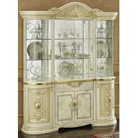 Camel Leonardo Italian China Cabinet - 4 Door