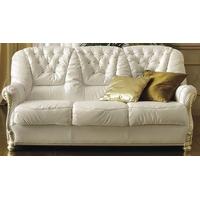 camel leonardo italian leather sofa 3 seater