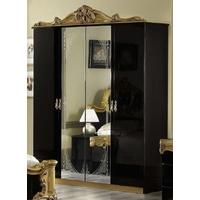 Camel Barocco Black and Gold Italian Wardrobe