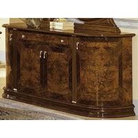 Camel Milady Walnut Italian Buffet - 4 Door