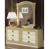 Camel Aida Italian Dresser - Double with Mirror