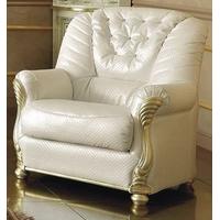 camel leonardo italian leather armchair