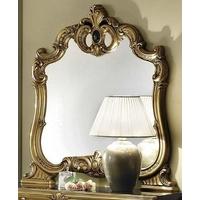 camel barocco black and gold italian mirror