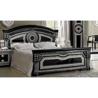 Camel Aida Black and Silver Italian Bed