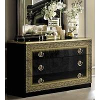 camel aida black and gold italian dresser single