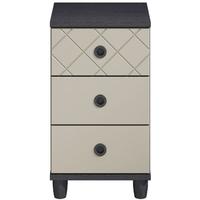 camilla grey chest of drawer 3 drawer narrow