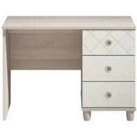 Camilla White Single Pedestal Dressing Table