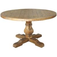 camrose reclaimed pine dining table round