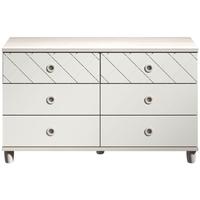 camilla white chest of drawer 6 drawer