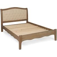 Camille Limed Oak Bed - Low Footend