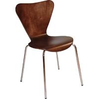 capricorn woody wenge stacking chair