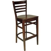 capricorn devon walnut high stool