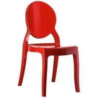 Capricorn Elizabeth Glossy Red Chair