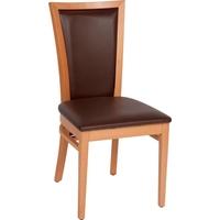 Capricorn Capital Natural Brown Faux Leather Chair