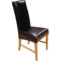 Capricorn Marlow Black Faux Leather Chair
