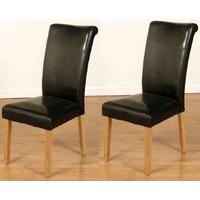 Cairo Dining Chair - Black (Pair)