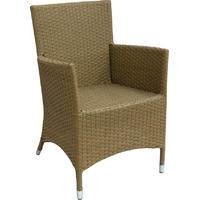 capricorn new york natural aluminum armchair