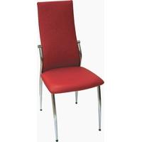 Capricorn Major Red Faux Upholstered Chair