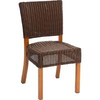 Capricorn Dorset Teak with Brown Weave Aluminum Chair