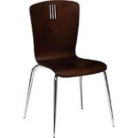 Capricorn Pelon Wenge Stacking Chair