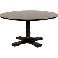 capricorn sidney 120cm dia walnut dining table base