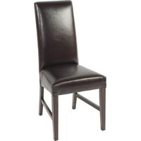 capricorn apollo brown faux leather chair