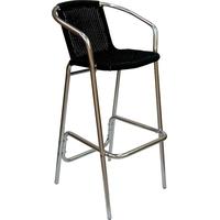 capricorn monaco black high stool