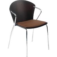 capricorn parma wenge stacking armchair