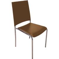 Capricorn Gloria Dark Brown Stacking Chair